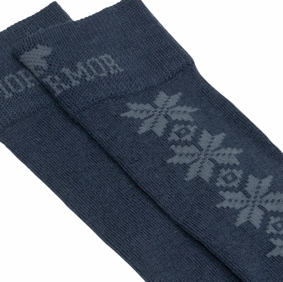 Gridarmor Kids' Alpin Merino Ski Sokk Jr Blue/Grey