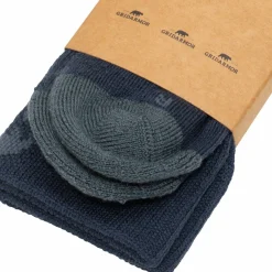 Gridarmor Kids' Alpin Merino Ski Sokk Jr Blue/Grey