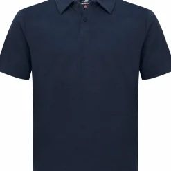 Gridarmor Men's Merino Wool Polo Tee Navy Blazer