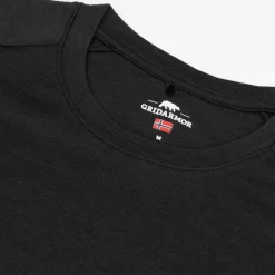 Gridarmor Men's Merino Wool Tee Black Beauty