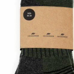 Gridarmor Trekking Merino Wool Sock Kombu Green