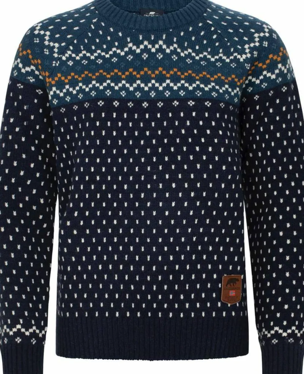 Gridarmor Women's Classic Wool Sweater Navy Blazer
