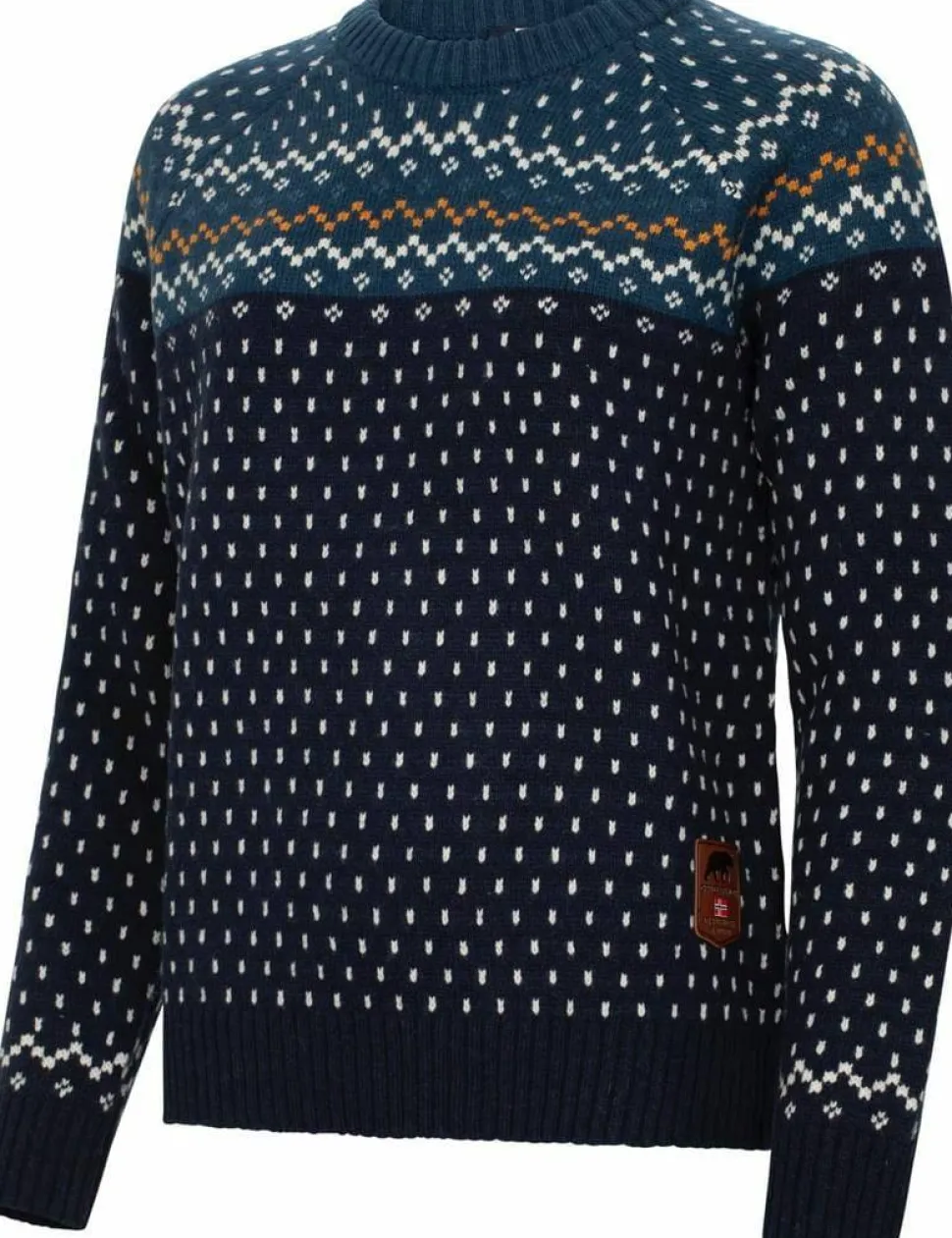 Gridarmor Women's Classic Wool Sweater Navy Blazer