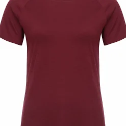 Gridarmor Women's Thin Merino Tee Tawny Port