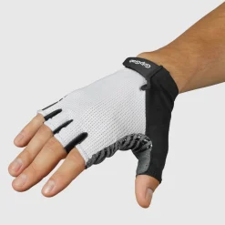 Gripgrab Expert RC Max Padded Short Finger Summer Gloves White