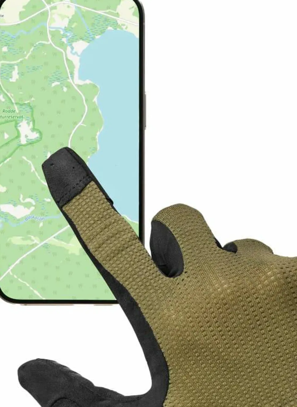 Gripgrab Explr Padded Full Finger Summer Gloves Olive Green