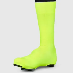 Gripgrab Flandrien Waterproof Knitted Road Shoe Covers Yellow Hi-Vis