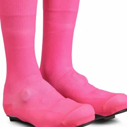 Gripgrab Flandrien Waterproof Knitted Road Shoe Covers Pink