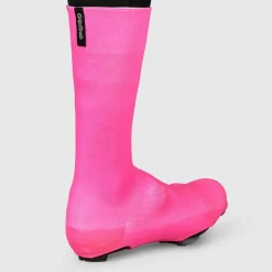 Gripgrab Flandrien Waterproof Knitted Road Shoe Covers Pink