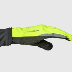 Gripgrab Hurricane 2 Windproof Spring-Autumn Gloves Yellow Hi-Vis