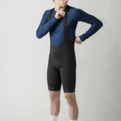 Gripgrab Men's AquaRepel Water-Resistant Bib Shorts Black