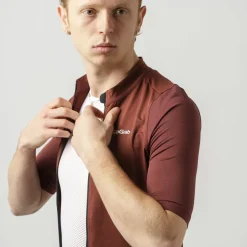 Gripgrab Men's Ride Short Sleeve Jersey Dark Red