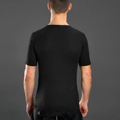 Gripgrab Merino Polyfibre Short Sleeve Base Layer Navy