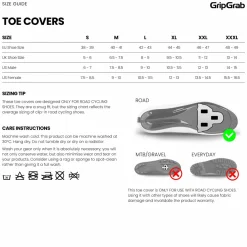 Gripgrab PACR Windproof Toe Covers White