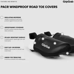 Gripgrab PACR Windproof Toe Covers Black