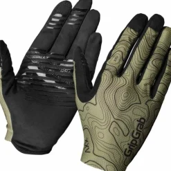 Gripgrab Rebel Full Finger Summer Gloves Olive Green