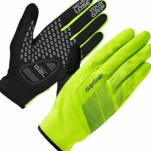 Gripgrab Ride Hi-Vis Windproof Midseason Glove Yellow Hi-vis