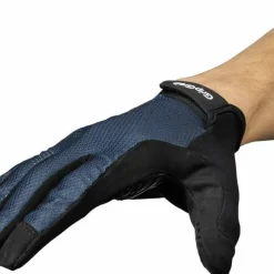 Gripgrab Ride Lite Padded Full Finger Summer Gloves Navy Blue