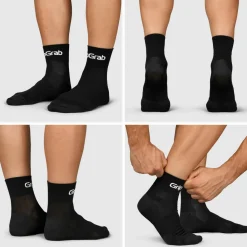 Gripgrab RIDE Low Cut Socks 3-Pack Black