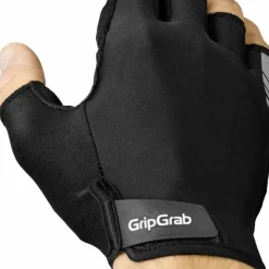 Gripgrab Ride Padded Short Finger Summer Gloves Black