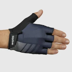 Gripgrab Ride RC Lite Padded Short Finger Summer Gloves Navy Blue