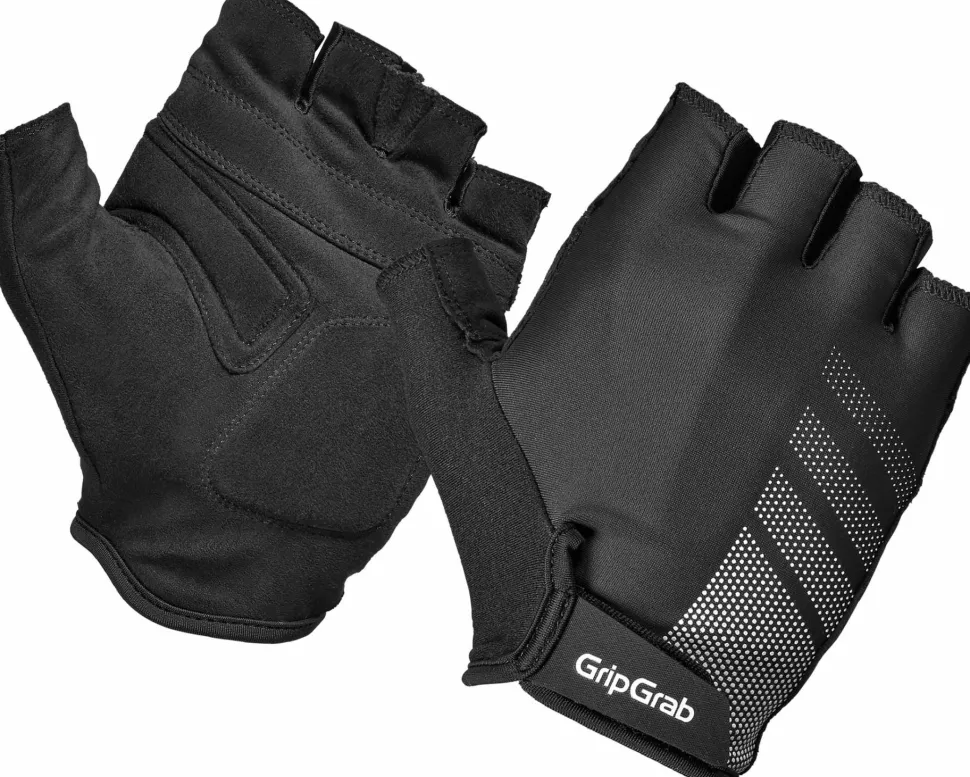 Gripgrab Ride RC Lite Padded Short Finger Summer Gloves Black