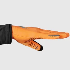 Gripgrab Running Expert Hi-Vis Touchscreen Winter Gloves Orange Hi-Vis