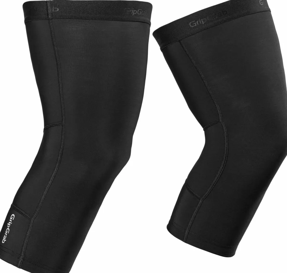 Gripgrab Unisex Gripgrab Pacr Thermal Knee Warmers Black