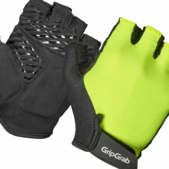 Gripgrab Women's ProRide RC Max Padded Short Finger Summer Gloves Yellow Hi-Vis