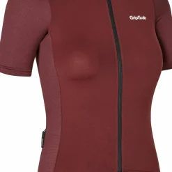 Gripgrab Women's Ride Short Sleeve Jersey Dark Red