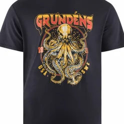 Grundéns Men's Rocktopus Ss T-Shirt Black