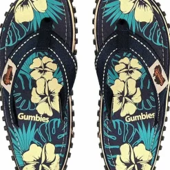 Gumbies Unisex Islander Blue Hibiscus