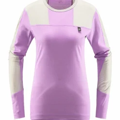 Haglöfs Natural Blend Tech Crew Neck Women Concrete/Purple Ice