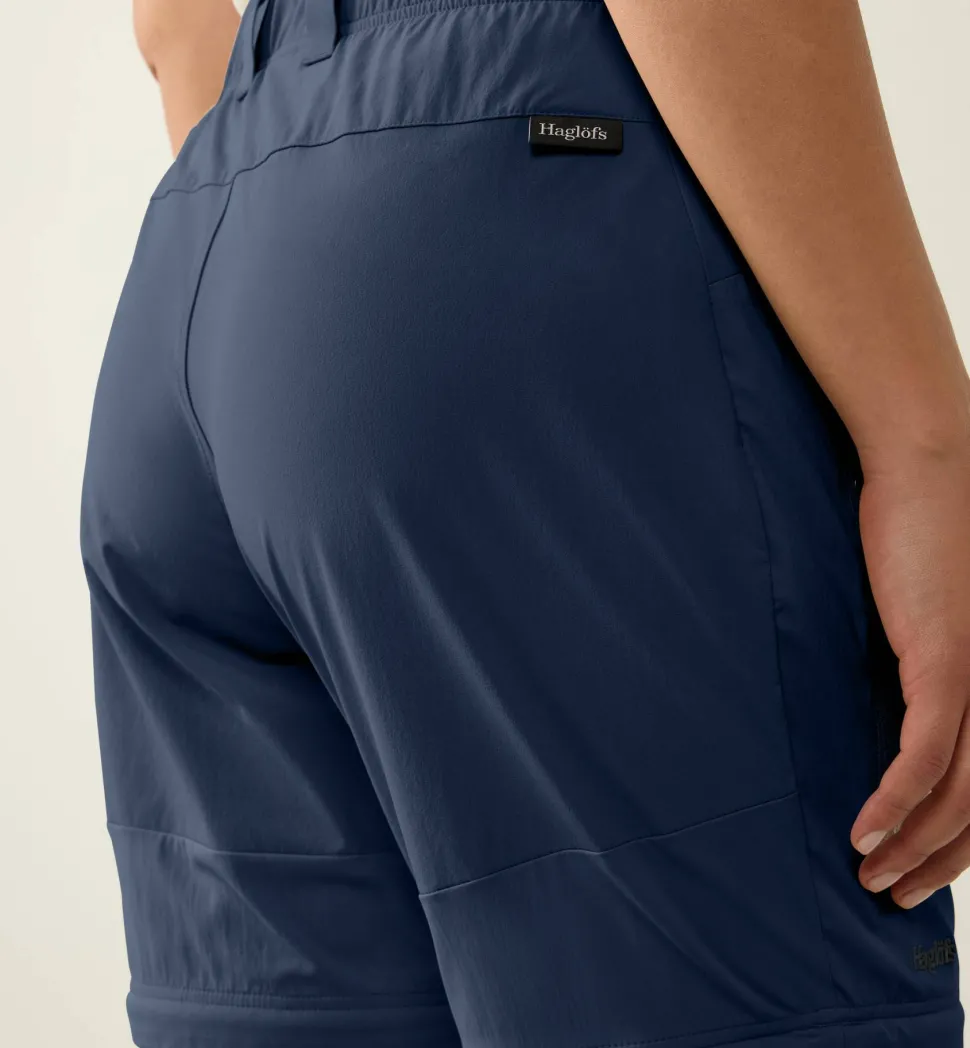 Haglöfs Women's Lite Standard Zip-Off II Pant Tarn Blue