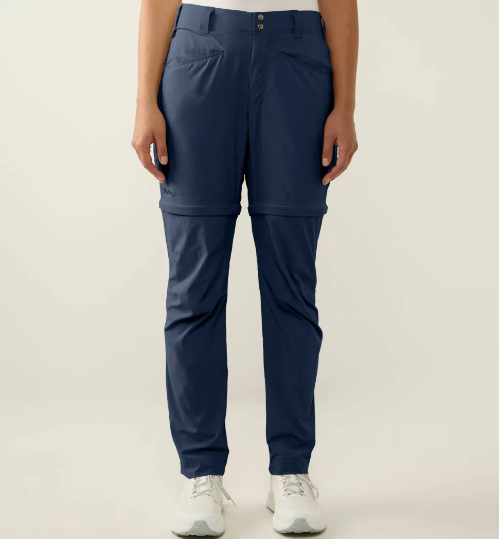 Haglöfs Women's Lite Standard Zip-Off II Pant Tarn Blue