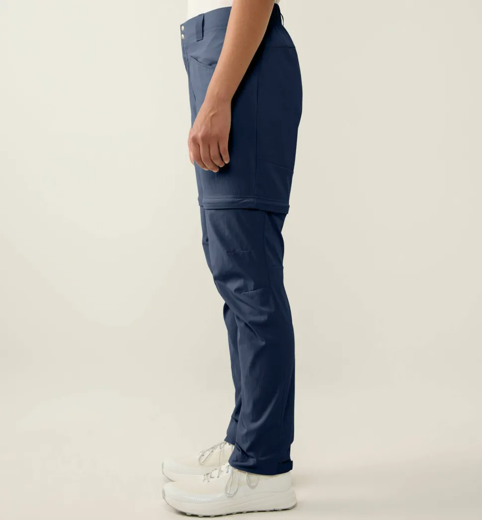 Haglöfs Women's Lite Standard Zip-Off II Pant Tarn Blue