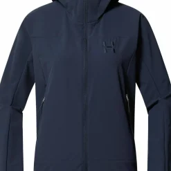 Haglöfs Women's Rosson Softshell Hood Tarn Blue