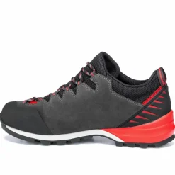 Hanwag Men's Makra Pro Low Gore-Tex Asphalt/Red