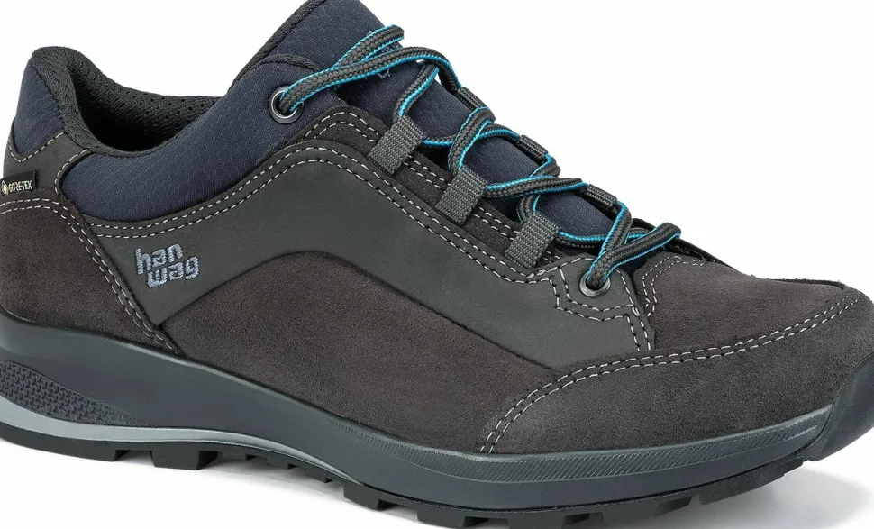 Hanwag Women's Banks Low Lady Gore-Tex Asphalt/Ocean