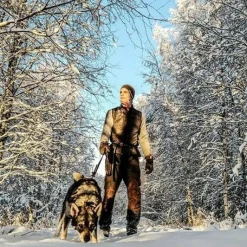 Heat Experience Men's Heated Hunt Vest Olive Green