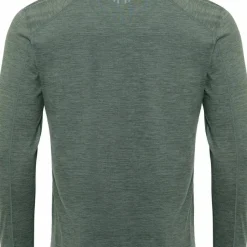 Hellner Men's Nunis Halfzip Long Sleeve Tee Laurel Wreath Melange