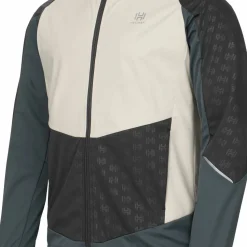 Hellner Men's Sårjås XC Ski Jacket Stormy Weather/Asphalt/Off White