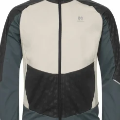 Hellner Men's Sårjås XC Ski Jacket Stormy Weather/Asphalt/Off White