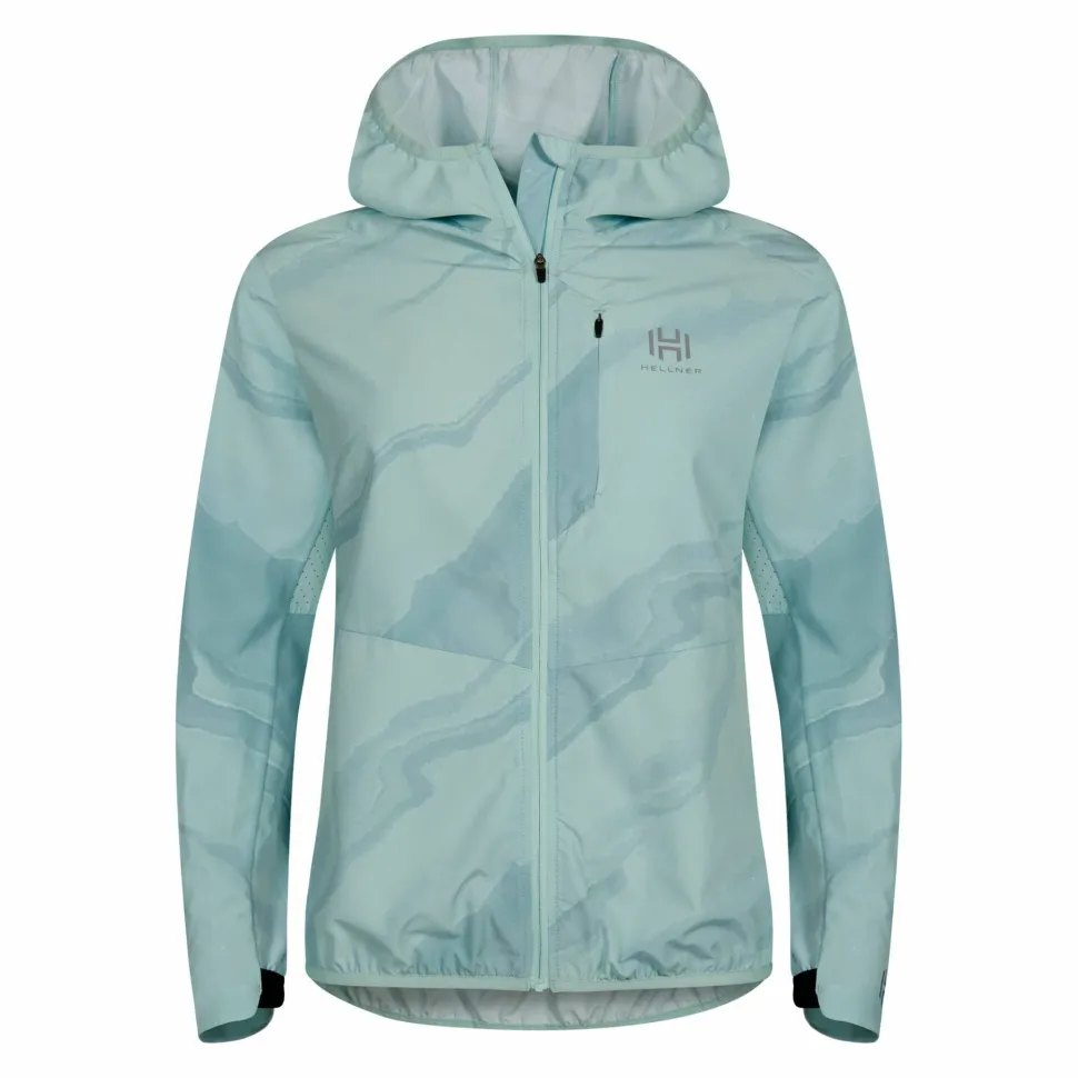 Hellner Women's Aras Running Jacket Blue Haze