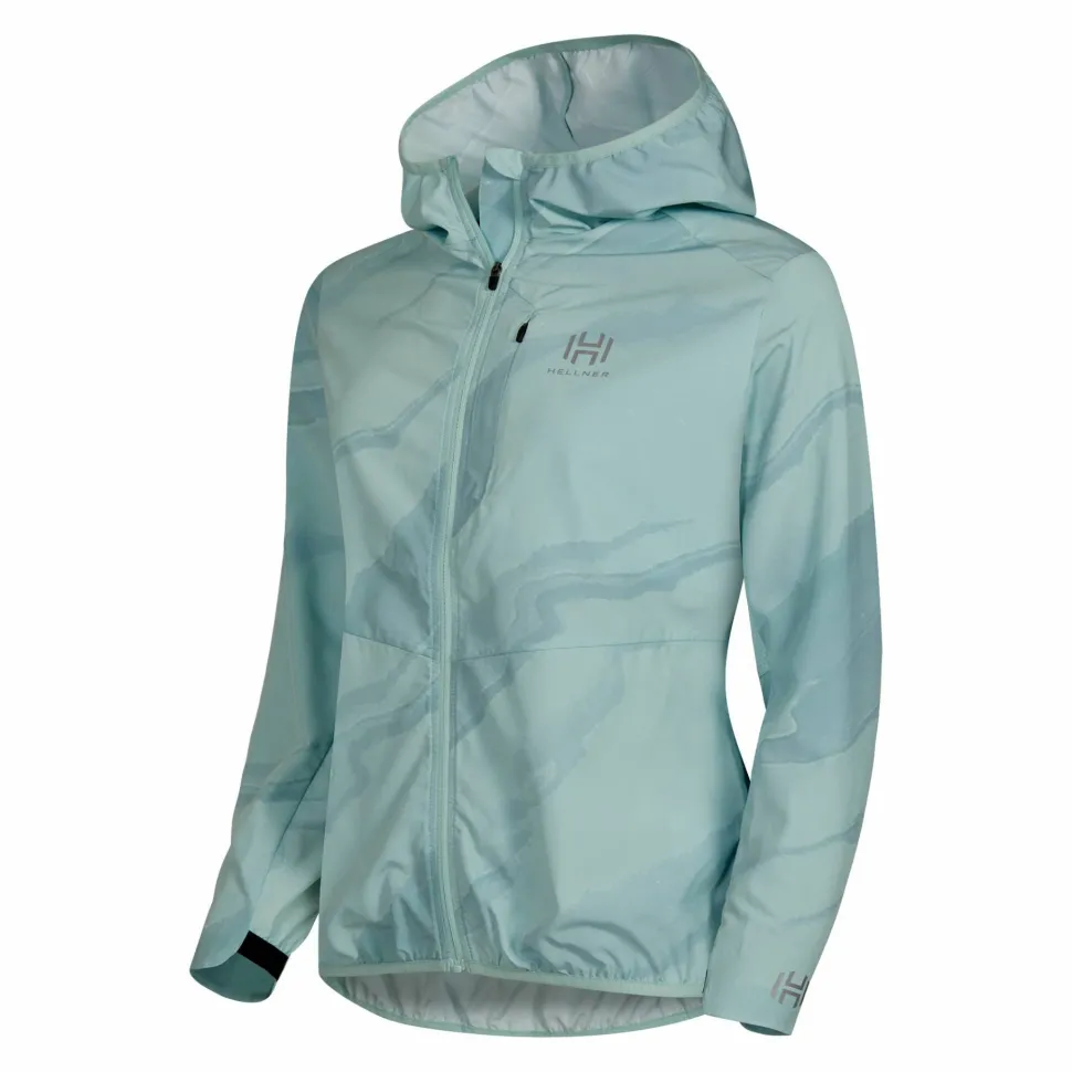 Hellner Women's Aras Running Jacket Blue Haze