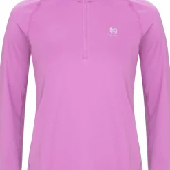 Hellner Women's Core Running Halfzip LS Tee Mulberry