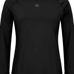 Hellner Women's Core Running Rn Long Sleeve Tee Black Beauty