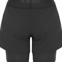 Hellner Women's Kelva 2-In-1 Running Long Tights Black Beauty/black Beauty