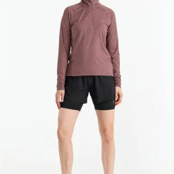 Hellner Women's Kelva 2-In-1 Running Long Tights Black Beauty/black Beauty