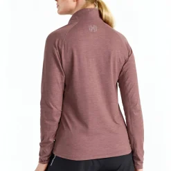 Hellner Women's Nunis Halfzip Long Sleeve Tee Rose Taupe